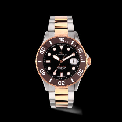 Orologio Lorenz Hydro-Sub Automatico Uomo - Quadrante Nero Swiss Made 090011FF