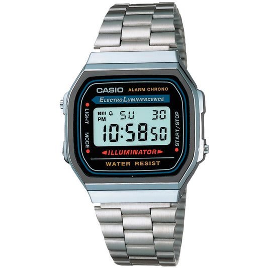 Orologio Unisex CASIO Digitale quadrante nero A168WA-1DF