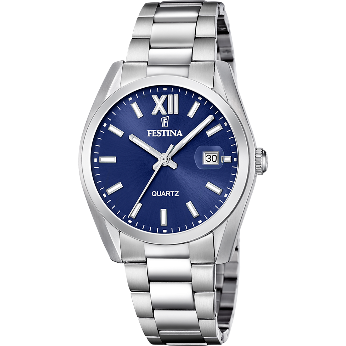 Orologio Uomo Festina Classico F20707/7 - Azzurro con Cinturino in Acciaio Inossidabile 316L