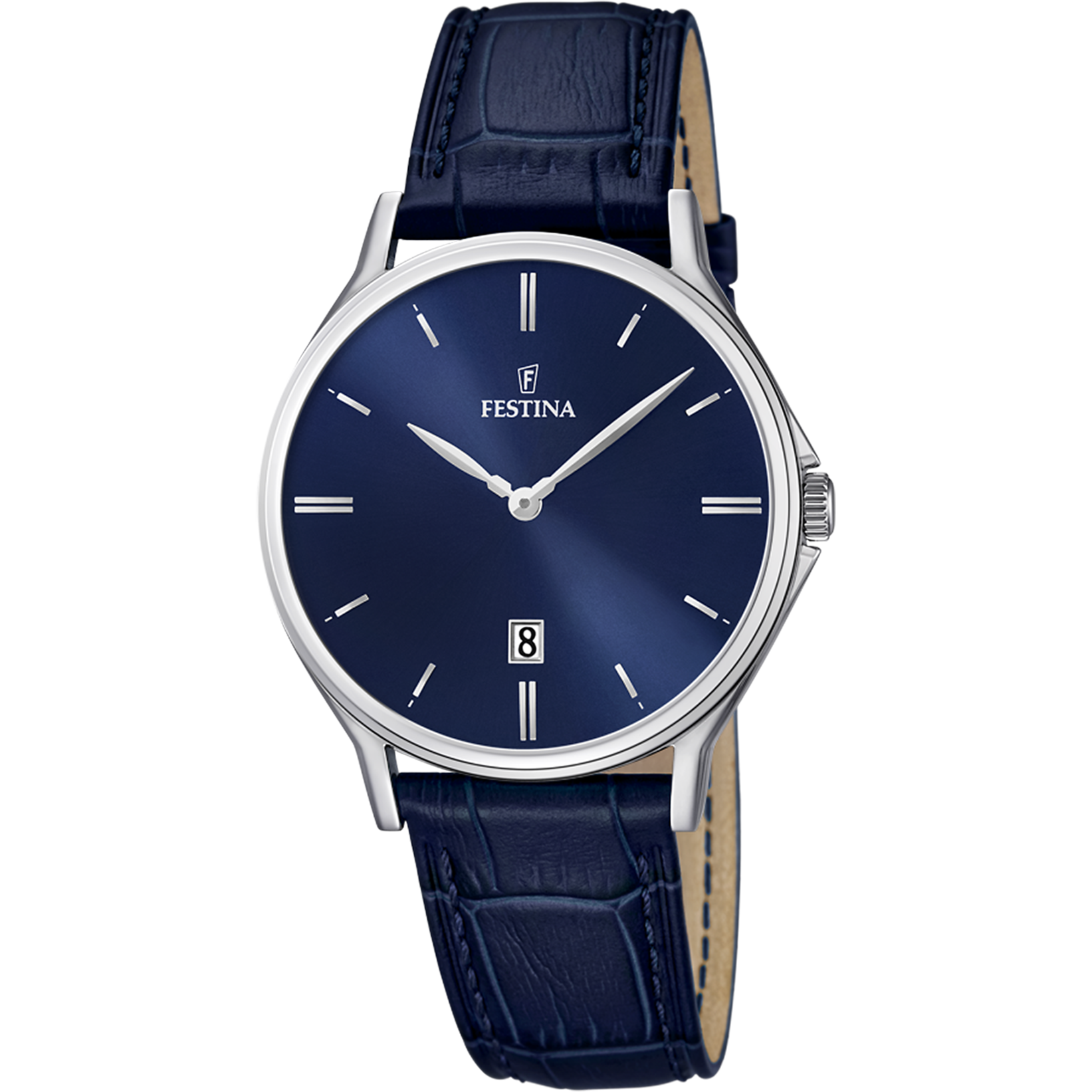 Orologio Uomo Festina Classics F16745/3 - Blu con Cinturino in Pelle