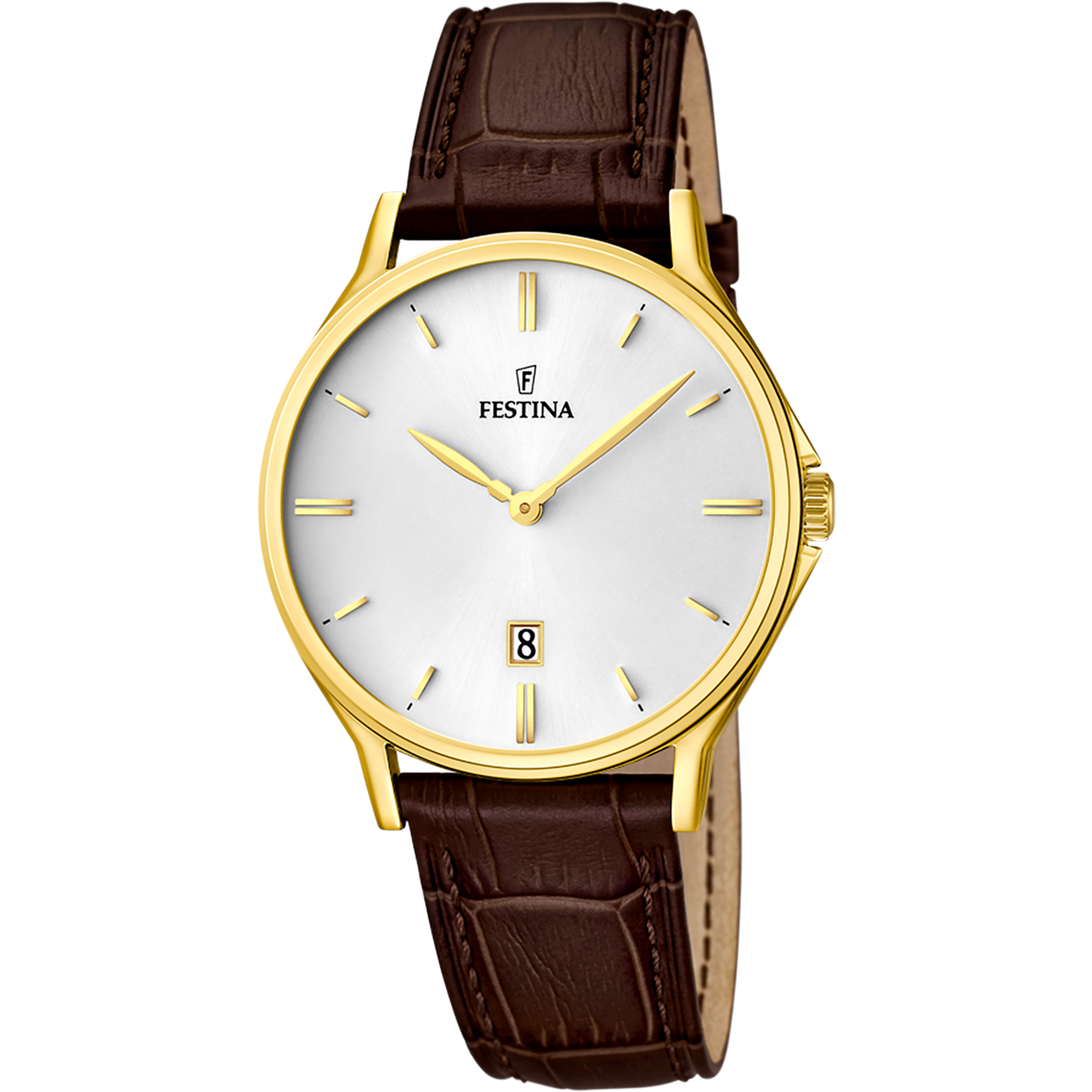 Orologio Uomo Festina Classics F16747/1 - Bianco con Cinturino in Pelle