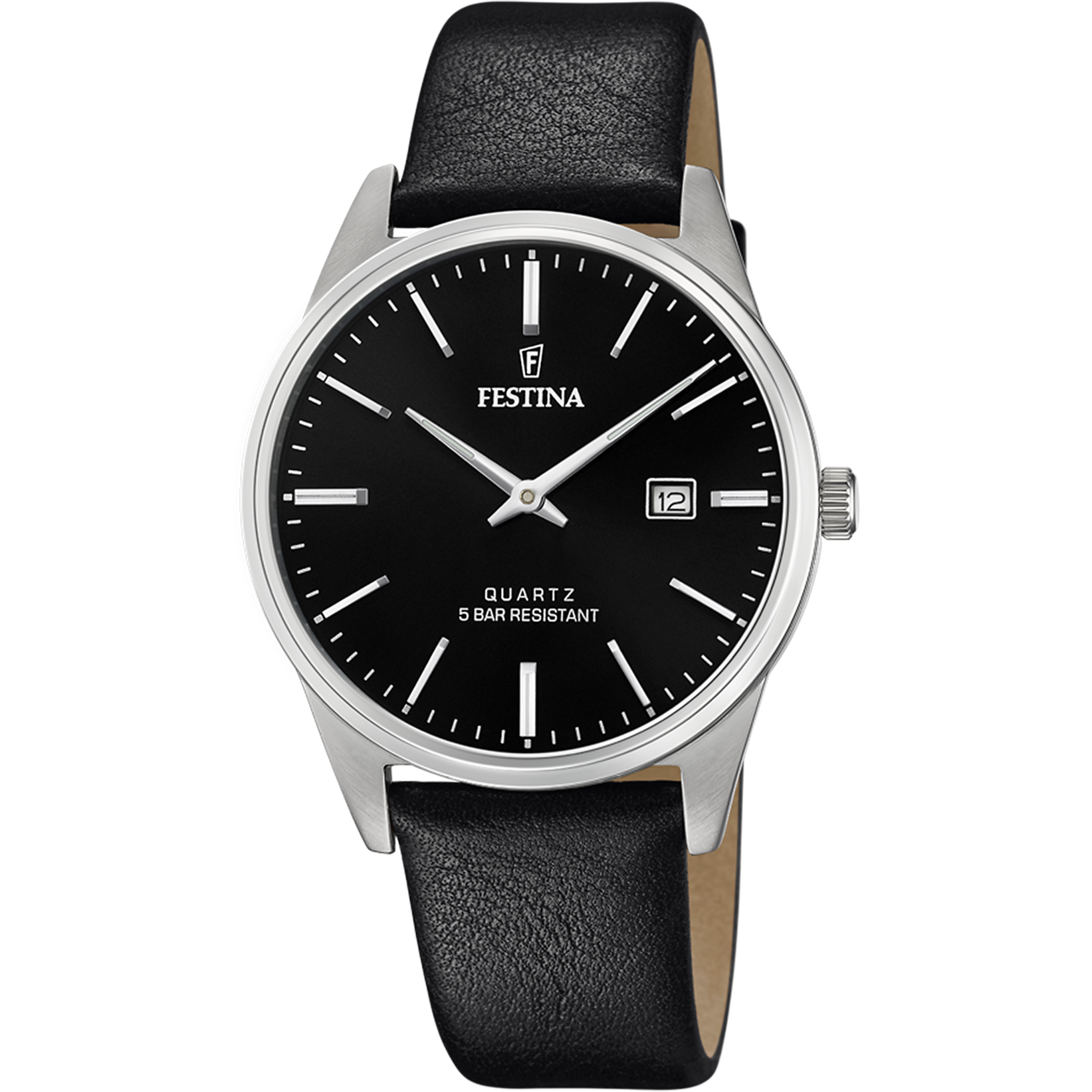 Orologio Uomo Festina Classics F20512/4 - Nero con Cinturino in Pelle