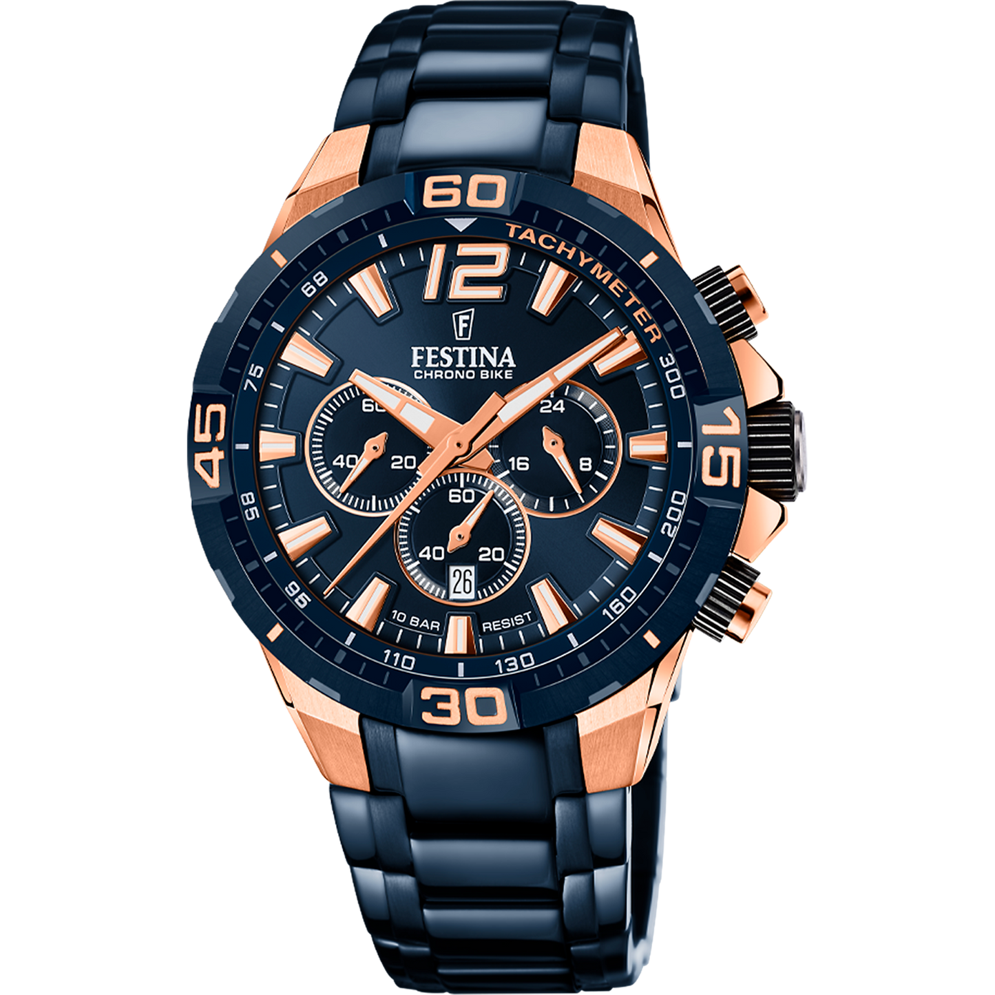 Orologio Uomo Festina Edizioni Speciali F20524/1 - Blu con Cronografo e Cinturino in Acciaio