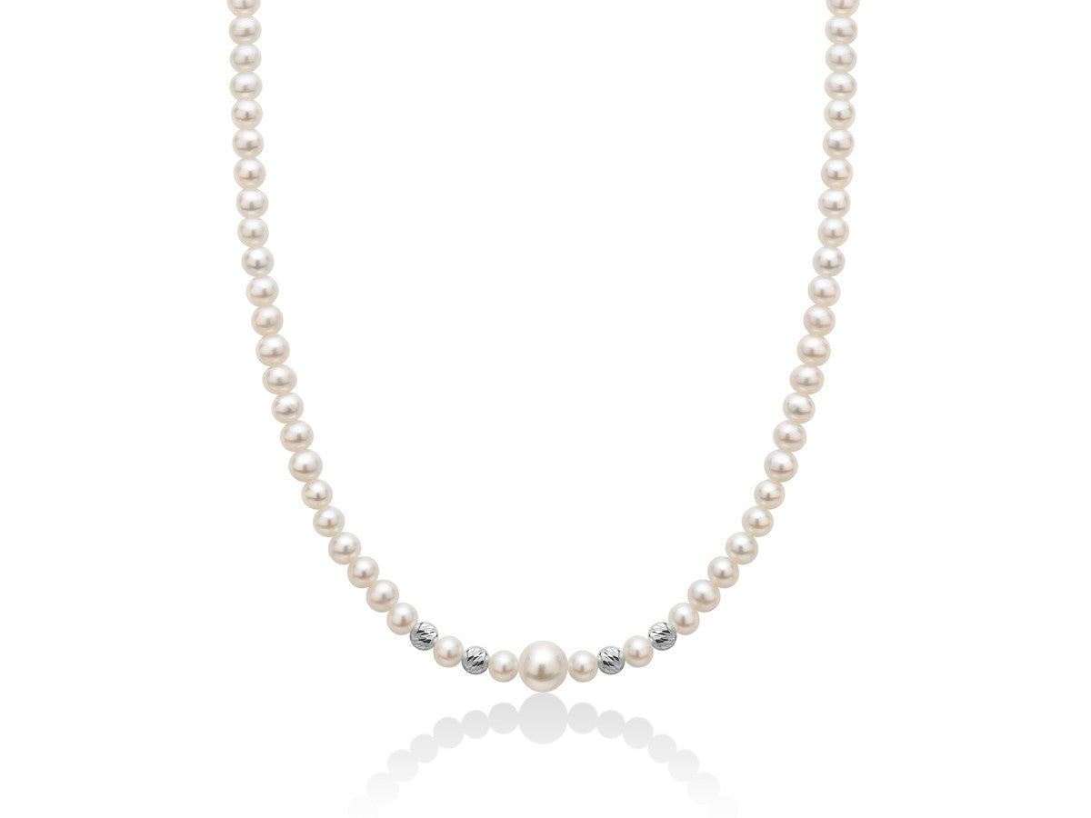 Collana Yukiko in Oro 375 con Perle - 255494