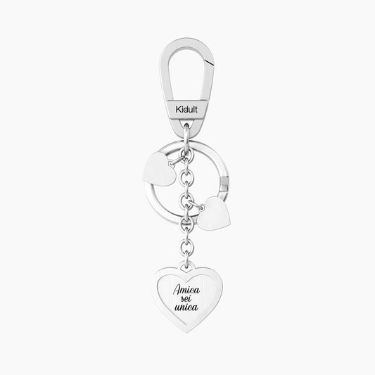 Portachiavi Kidult Cuore | Amica Sei Unica - 781010