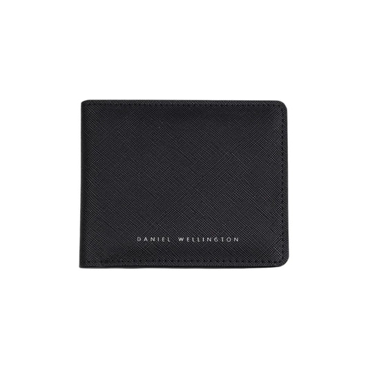 Portafoglio Uomo Daniel Wellington in Pelle Nero Saffiano - DW01900032