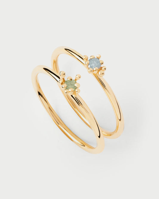 Set di Anelli Les Fleurs con Zirconi | PDPAOLA AN01-C94-08