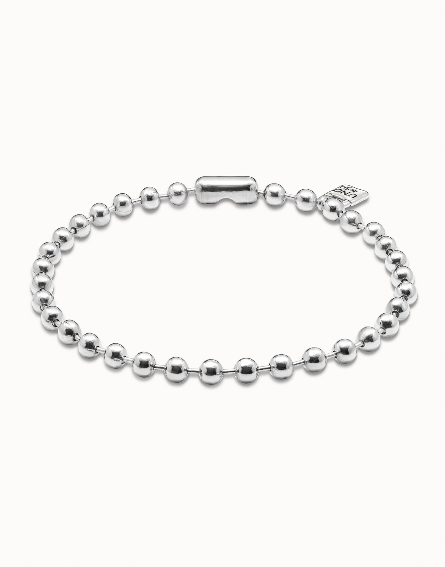 UNOde50 Collana di Perline Placcata Argento con Lucchetto COL1390