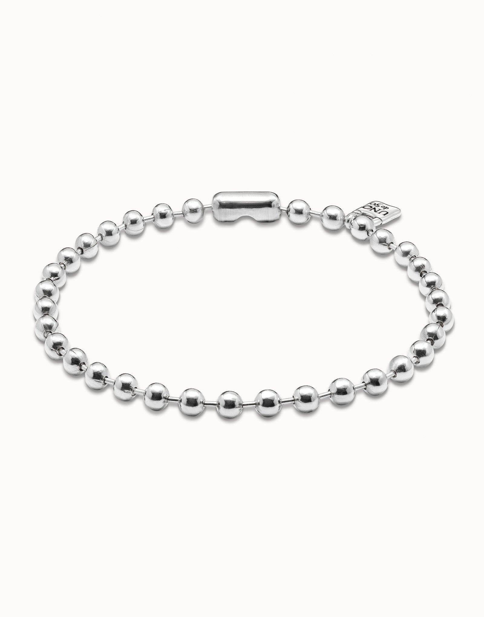 UNOde50 Collana di Perline Placcata Argento con Lucchetto COL1390