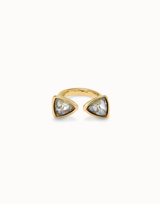 Uno de 50 Anello Ser Camaleónica con Cristalli Multicolore - ANI0834_DORADO