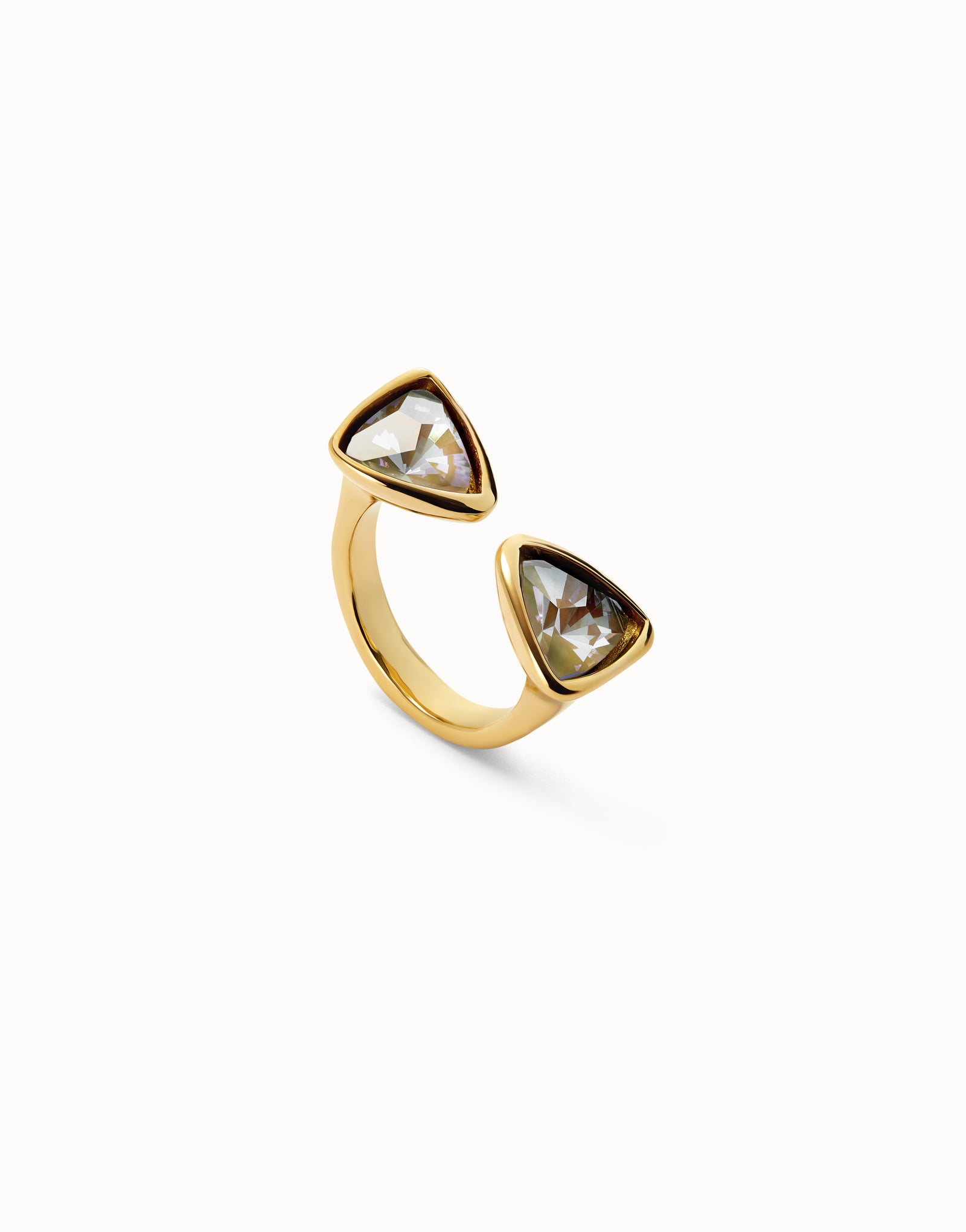Uno de 50 Anello Ser Camaleónica con Cristalli Multicolore - ANI0834_DORADO