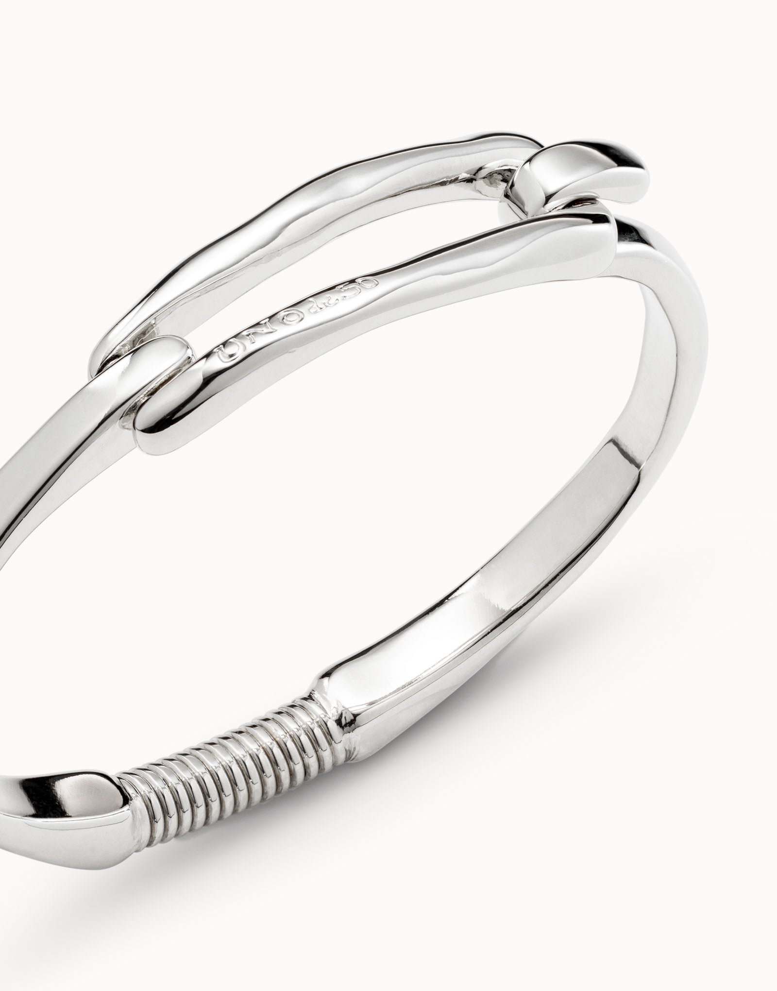 Uno de 50 Bracciale Rigido Placcato Argento Sterling - PUL1721_PLATEADO