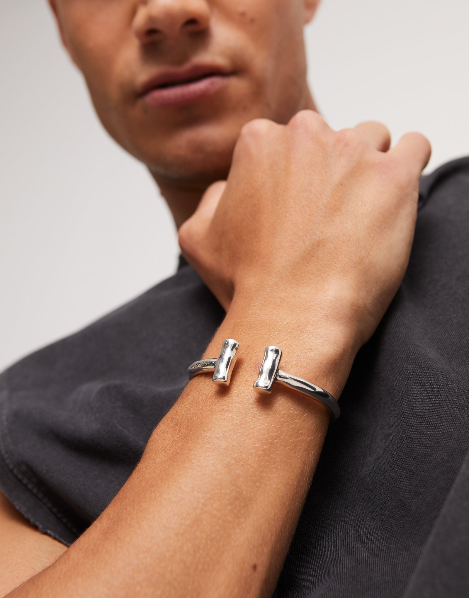 Uno de 50 Bracciale Rigido Ser Natural in Argento Sterling - PUL2443_PLATEADO