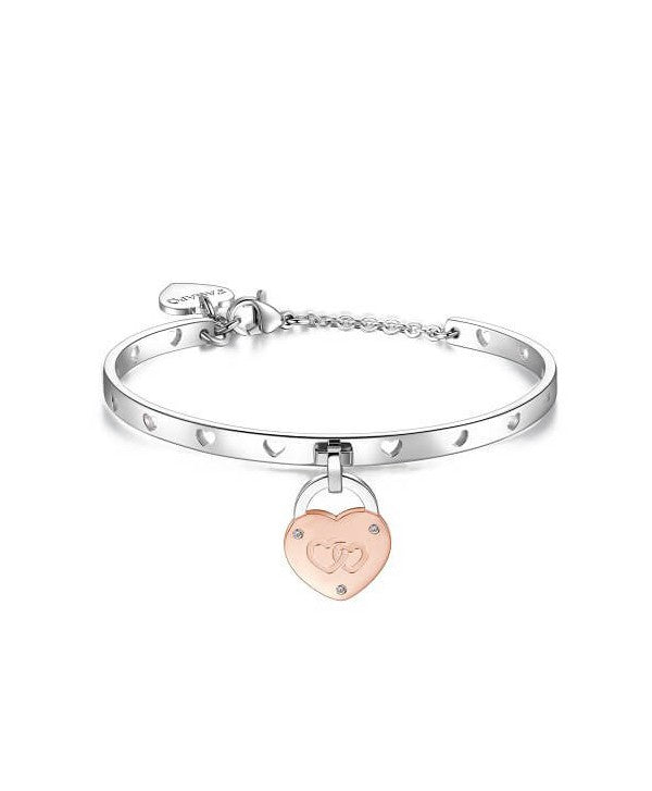Bracciale in Acciaio "L'Amore è la Risposta" - S'Agapò - SLM21