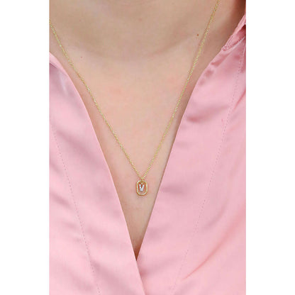 Collana Mini Letters con Lettera V | PDPaola CO01-533-U
