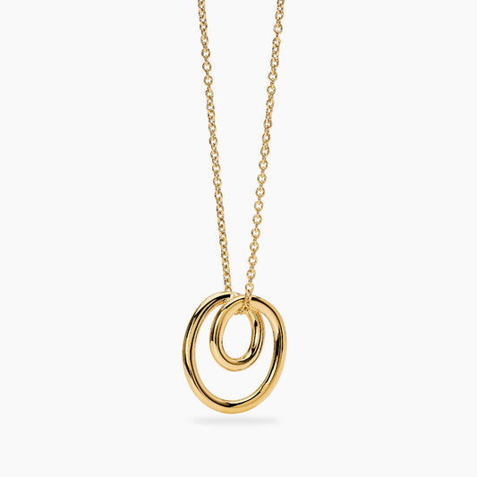 Collana corta Kidult collezione Style in acciaio con maglie alternate rettangolari e tonde lucide - Alfano Gioielli Gioielleria Palermo.