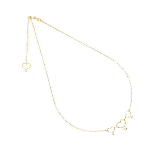 Girocollo stile choker Maman et Sophie in argento 925 dorato con scritta centrale Maman - Alfano Gioielli Gioielleria Palermo.