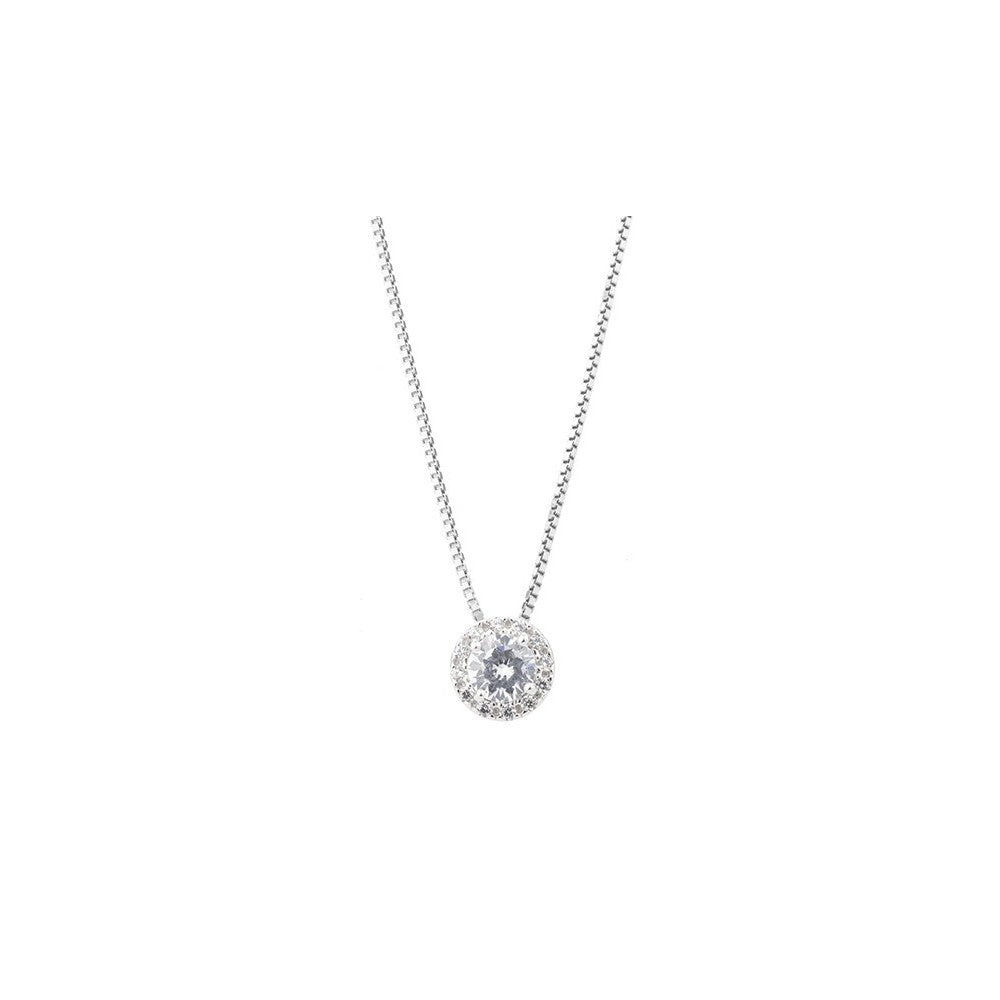 Girocollo Con Zirconi E Argento - 130017 Chi Mi Ama