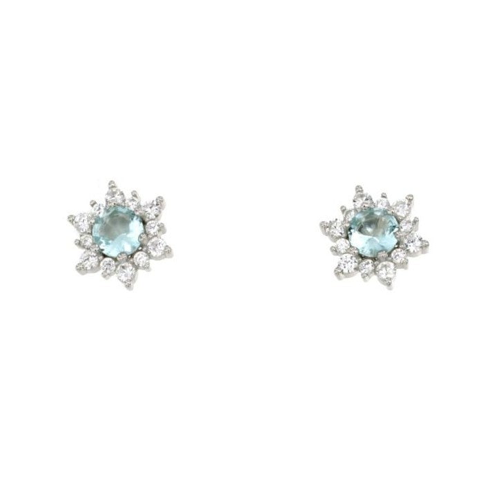 Orecchini Pietra Azzurra Argento Chi Mi Ama 140189