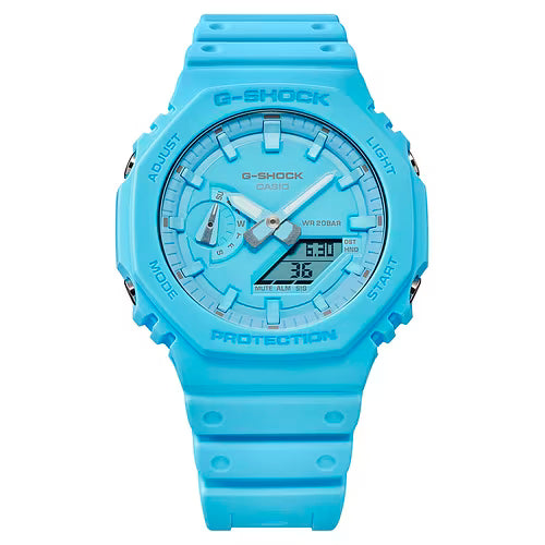 G-Shock GA-2100-2A2ER: L'Essenza del CasiOak in Deep Blue