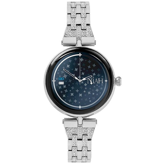 Orologio Techmade - Niah | Smartwatch Lyra - Maglia Media Metallica con Brillantini / Silver