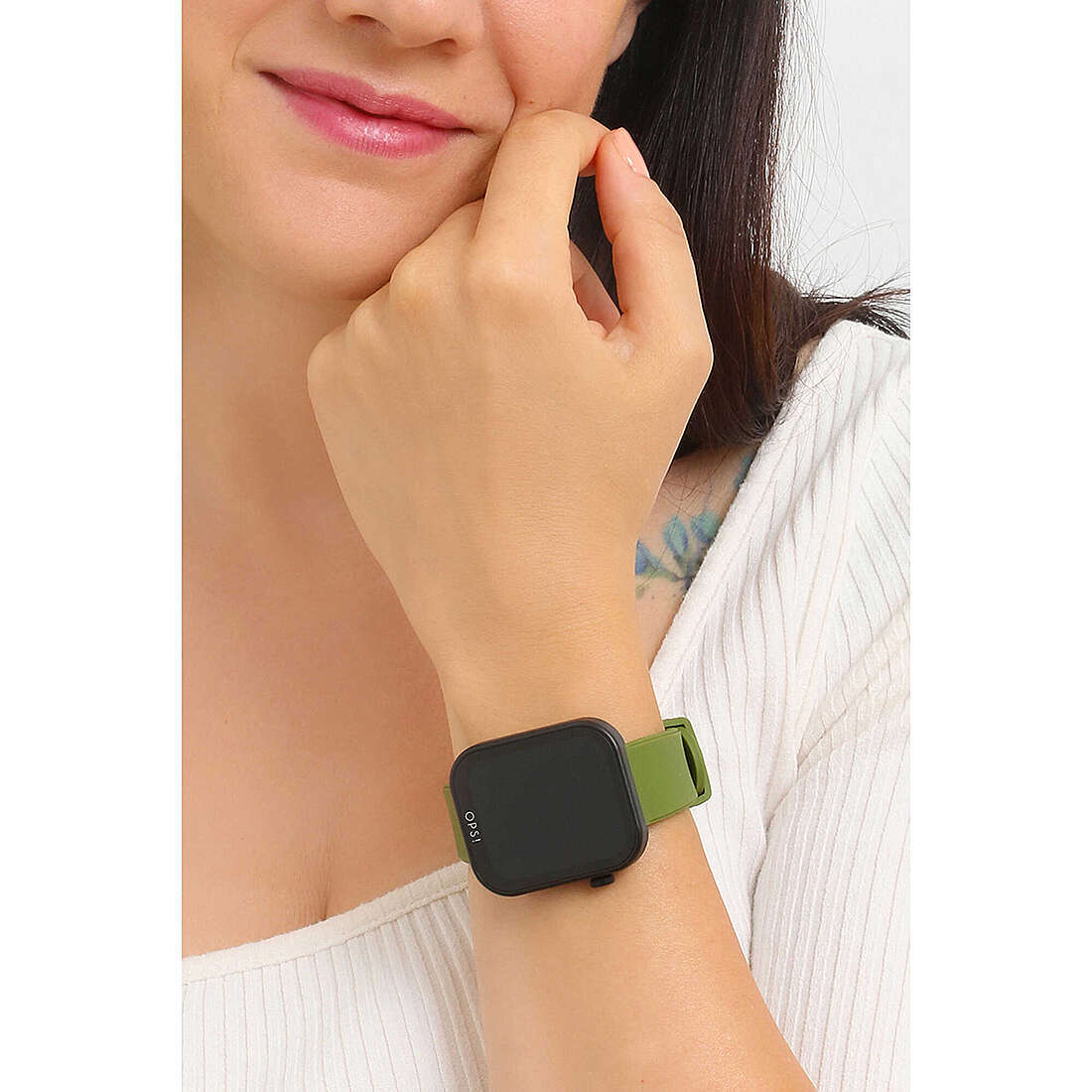 Smartwatch OPS! Objects Active Call OPSSW-36 total black con cinturino maglia milano e funzione chiamate bluetooth - Alfano Gioielli Gioielleria Palermo.