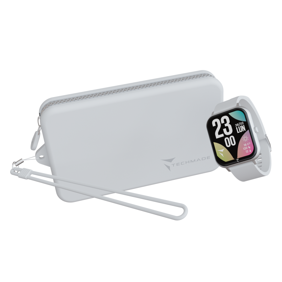 Orologio Techmade - Smartwatch Glow con Pochette Abbinata - TM-GLOW-WH