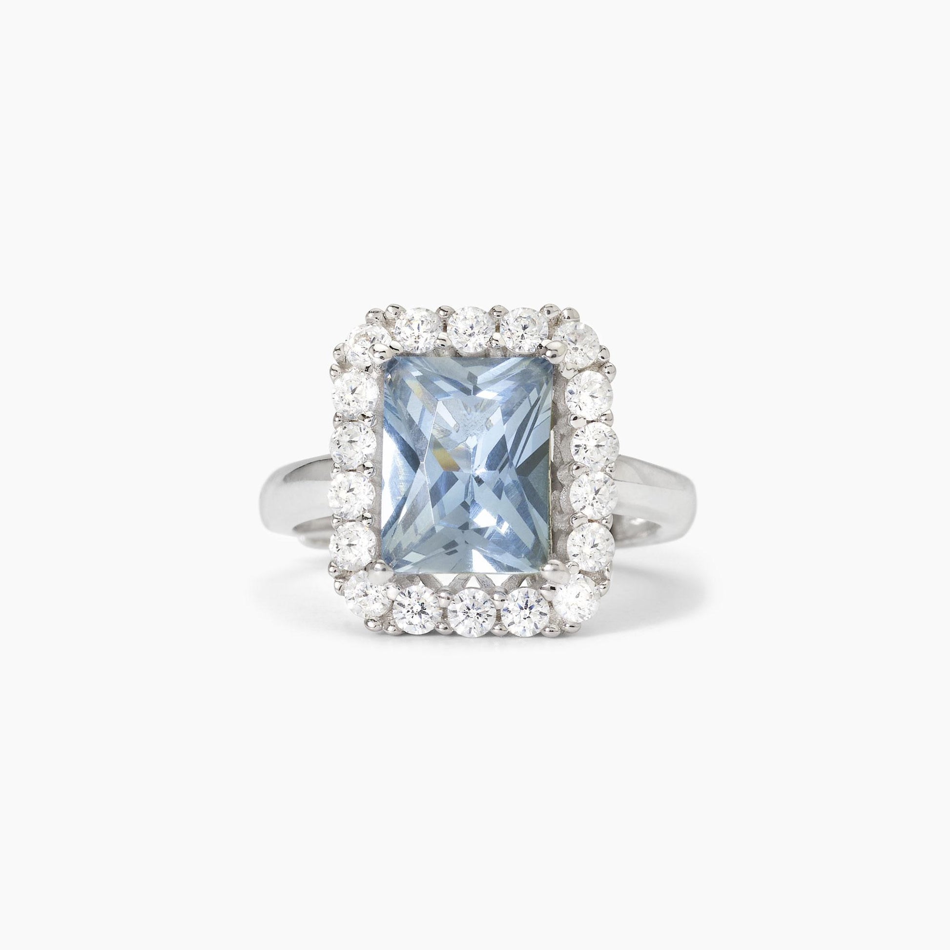 Anello Mabina Desiderio Infinito con Acquamarina Sintetica e Zirconi 523367