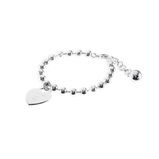 Bracciale Unoaerre Argentato con Cuore e Sfere 1315