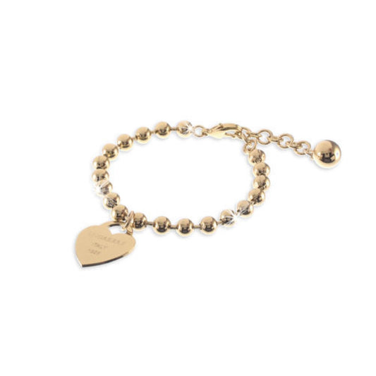 Bracciale Unoaerre Dorato con Cuore e Sfere 1313