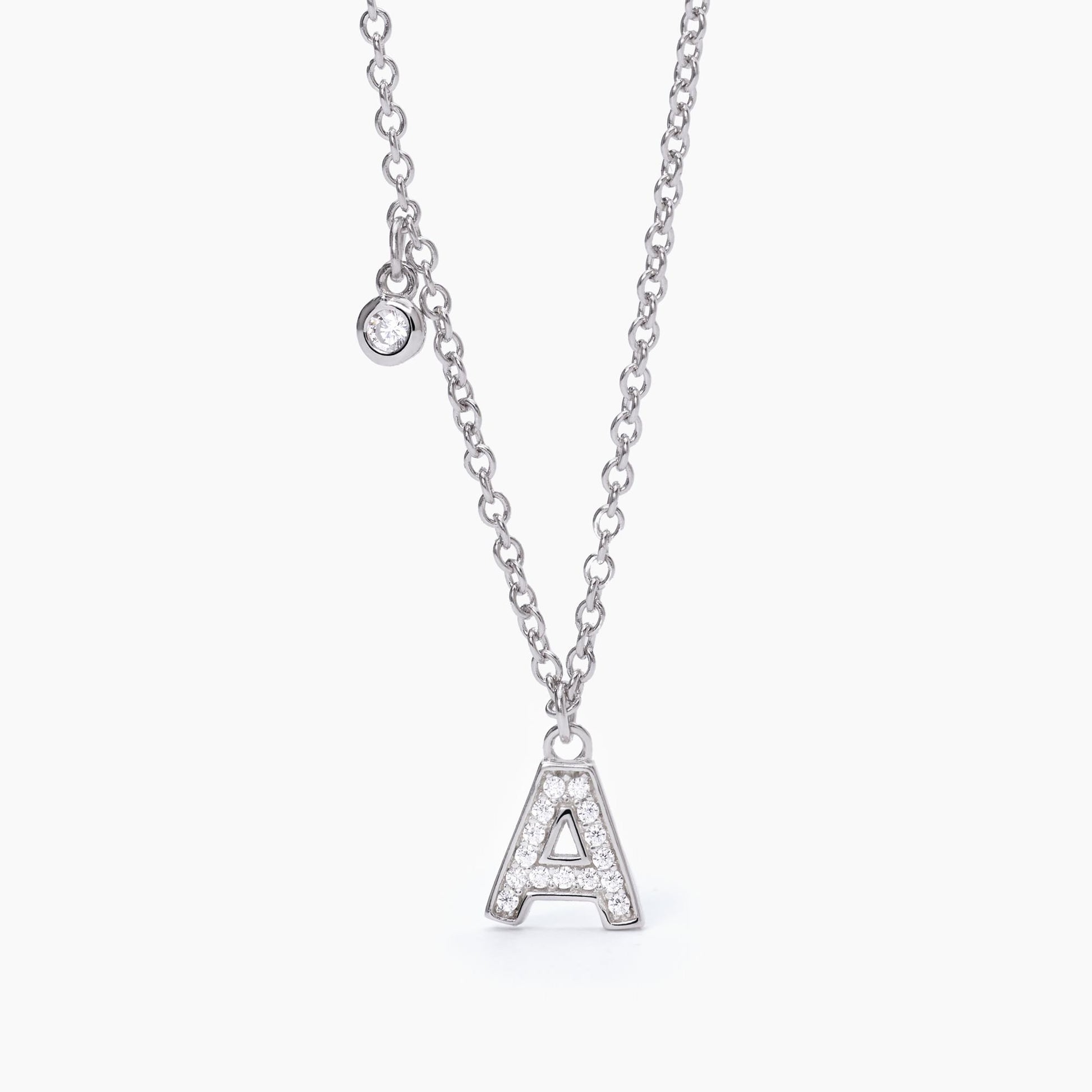 Collana Donna Mabina Letta A in Argento 553500A