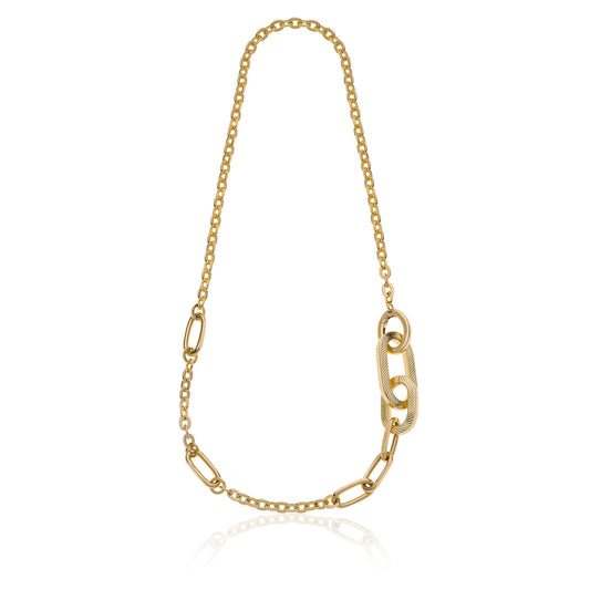 Collana Unoaerre Lunga Square a Righe 2151