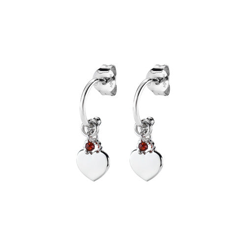 Orecchini Donna Amen ORANCUBR in Argento con Ciondoli a Cuore