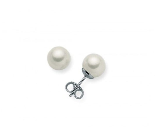 Orecchini Donna in Oro 18kt con Perle Bianche Miluna - PPN758BMV3