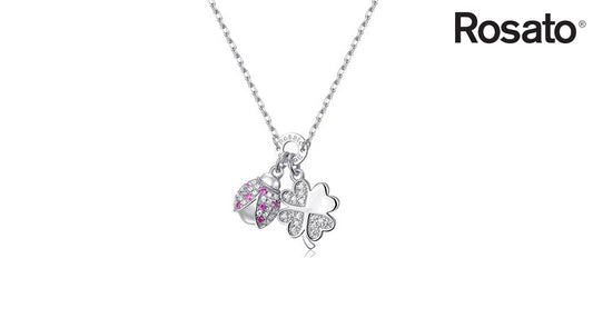 collana-quadrifoglio-coccinella-rosato
