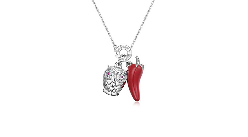 collana-gufo-peperoncino-rosato